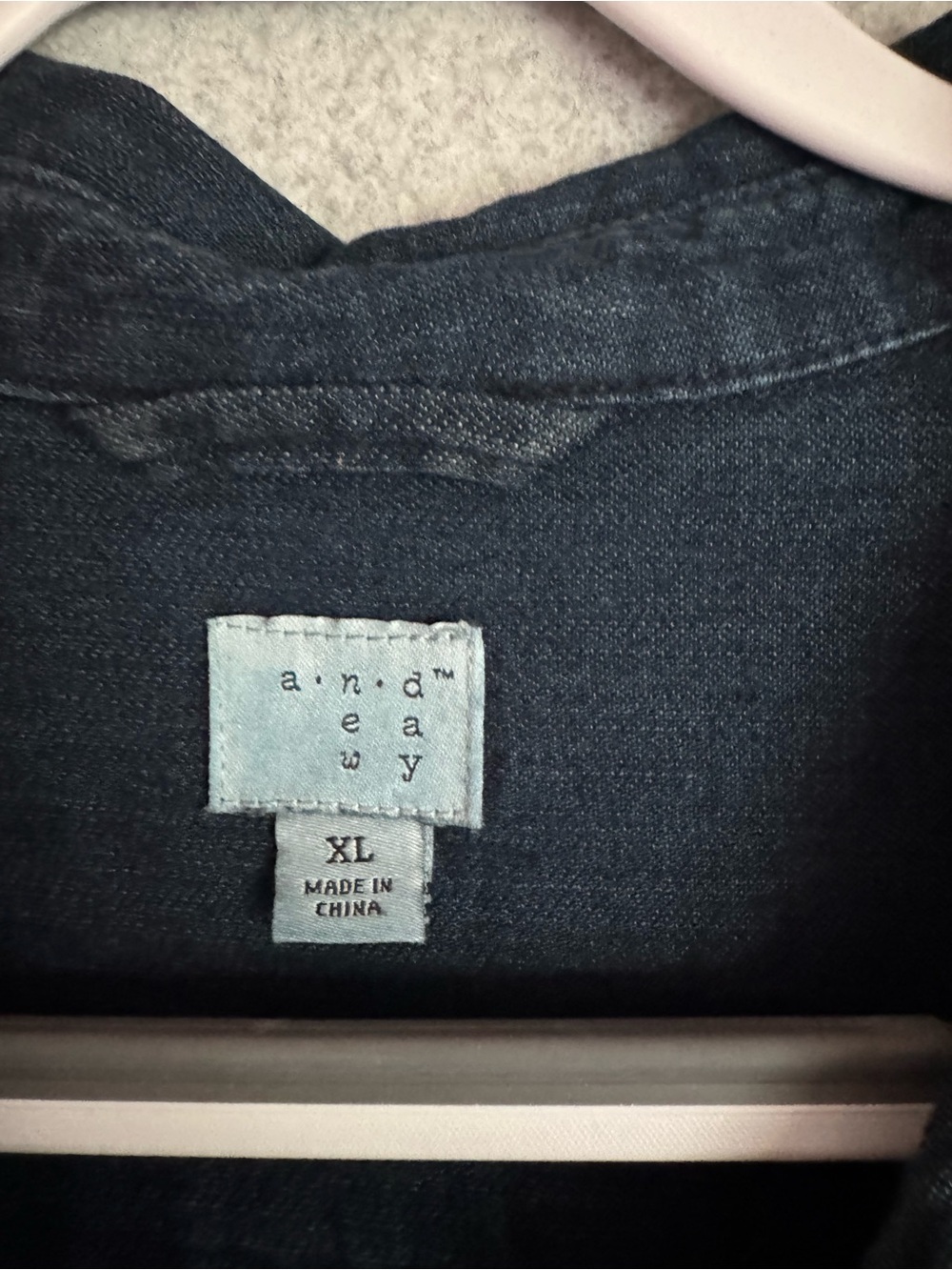 A New Day Ladies denim buttoned cuffs-down shirt dress - Picture 2 of 8